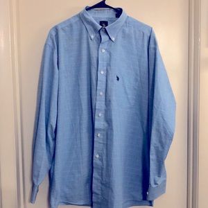 US Polo Dress Long Sleeve Dress Shirt